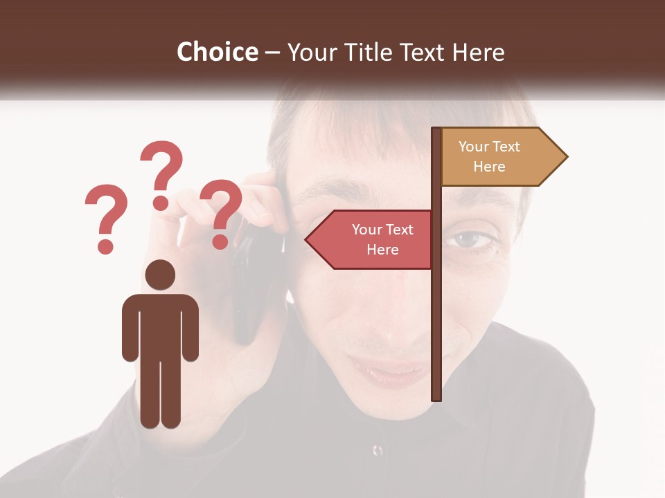 Single Sad Retired PowerPoint Template