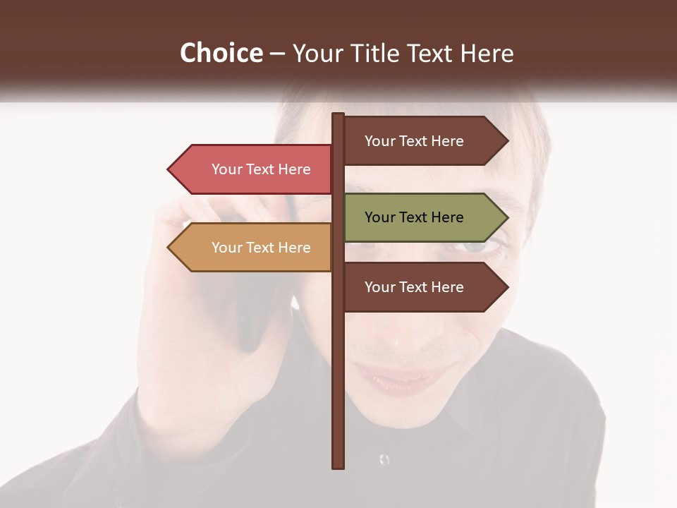 Single Sad Retired PowerPoint Template