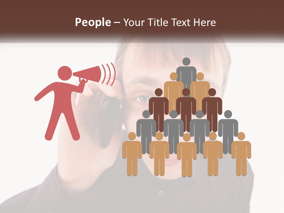 Single Sad Retired PowerPoint Template