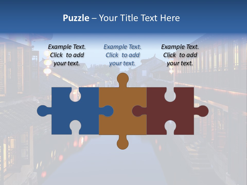 Coastal Wave Water PowerPoint Template