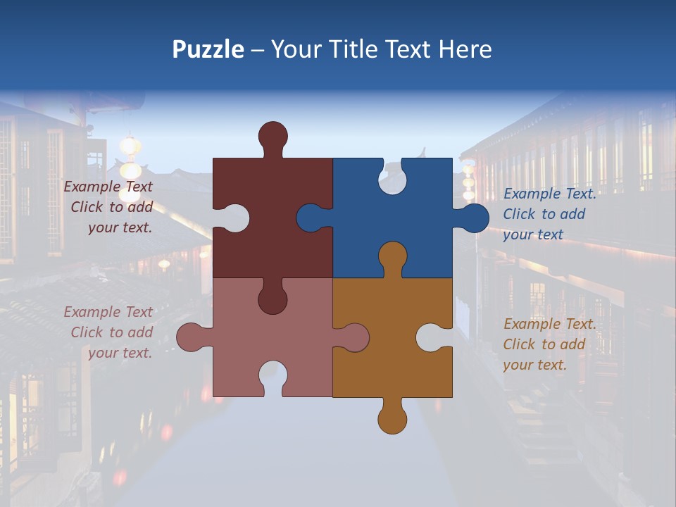 Coastal Wave Water PowerPoint Template