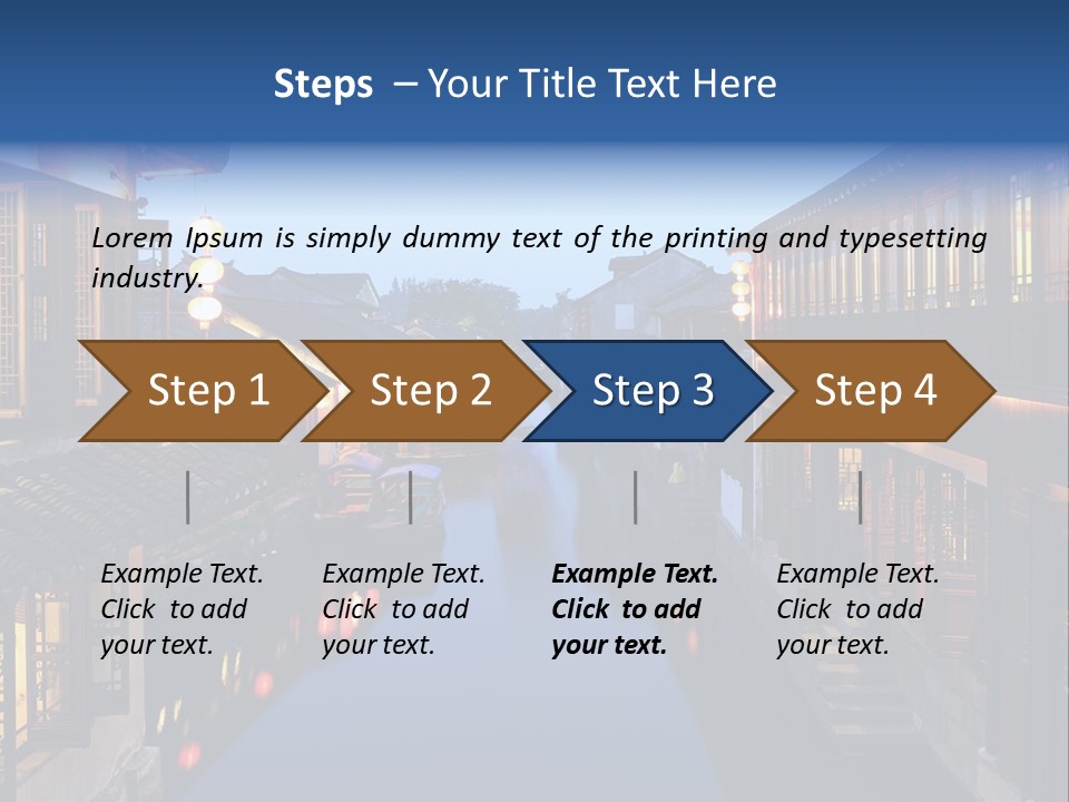Coastal Wave Water PowerPoint Template