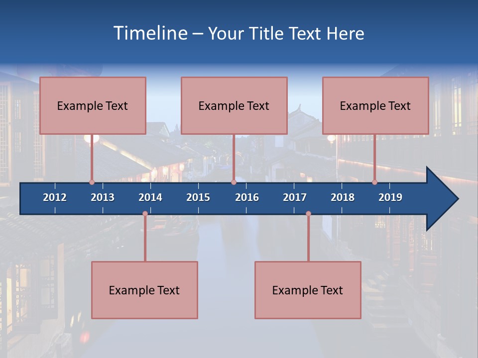 Coastal Wave Water PowerPoint Template