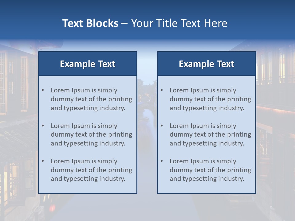 Coastal Wave Water PowerPoint Template