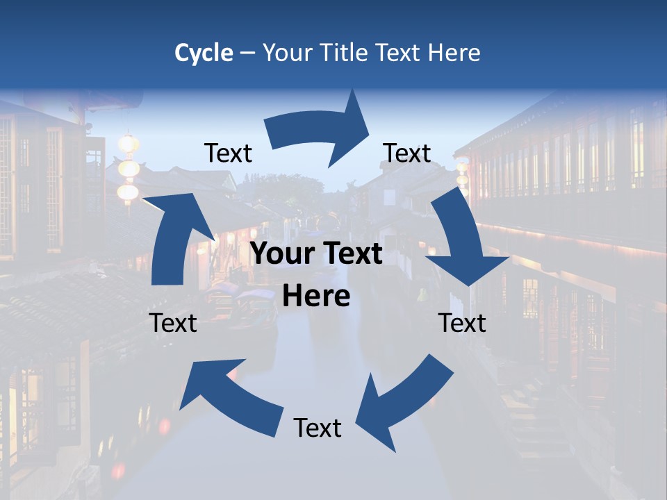 Coastal Wave Water PowerPoint Template