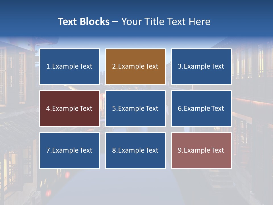 Coastal Wave Water PowerPoint Template