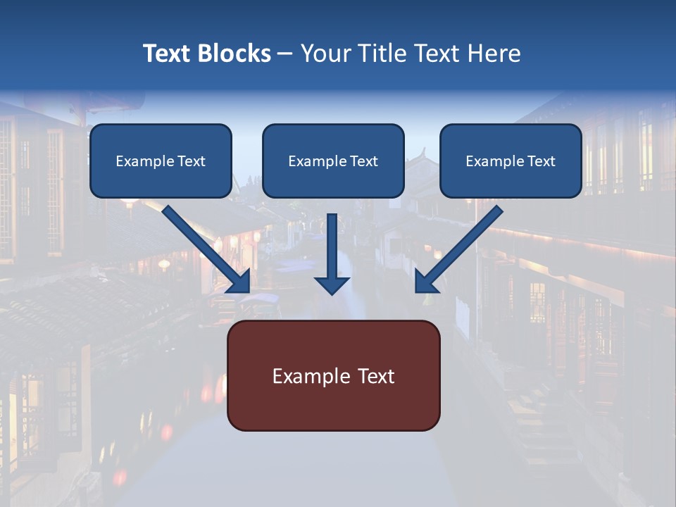 Coastal Wave Water PowerPoint Template