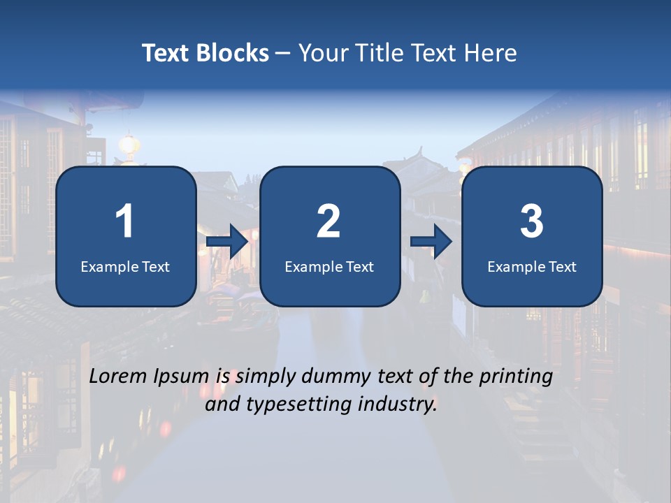 Coastal Wave Water PowerPoint Template