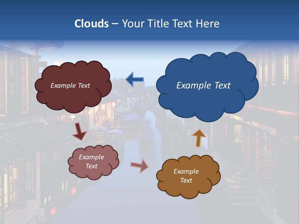 Coastal Wave Water PowerPoint Template