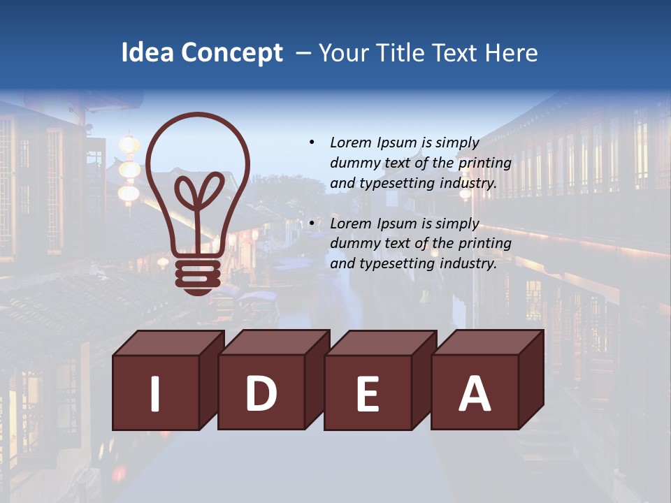 Coastal Wave Water PowerPoint Template