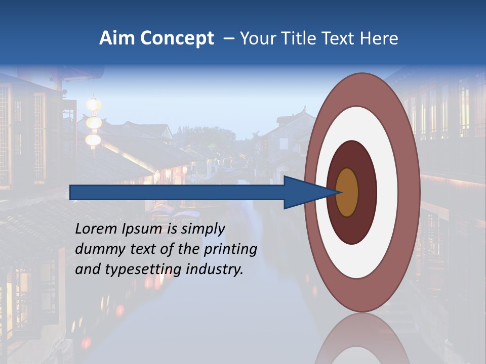 Coastal Wave Water PowerPoint Template