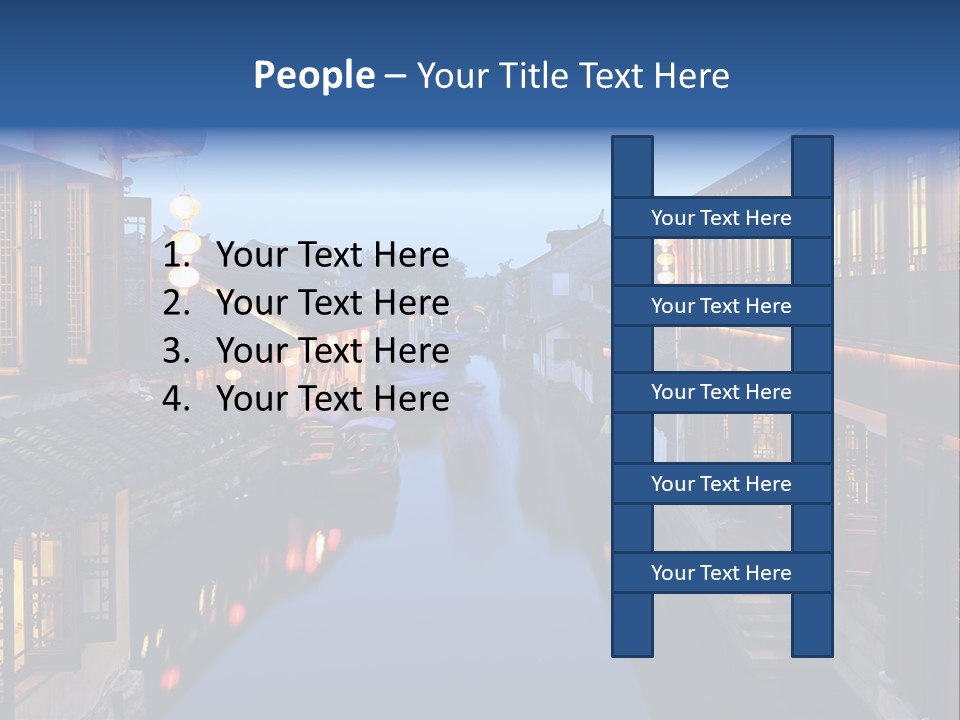 Coastal Wave Water PowerPoint Template