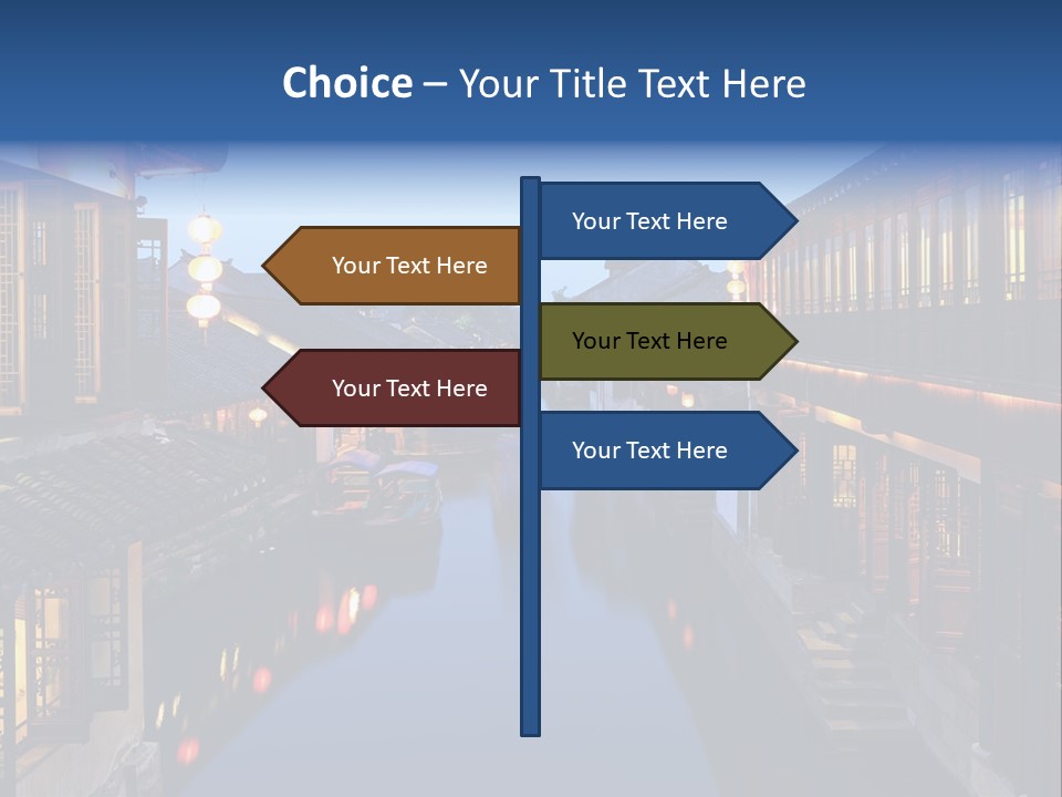 Coastal Wave Water PowerPoint Template