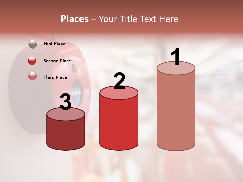 White Single Portrait PowerPoint Template