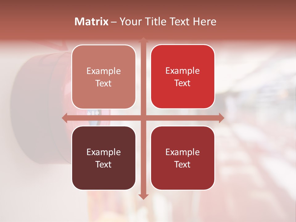 White Single Portrait PowerPoint Template