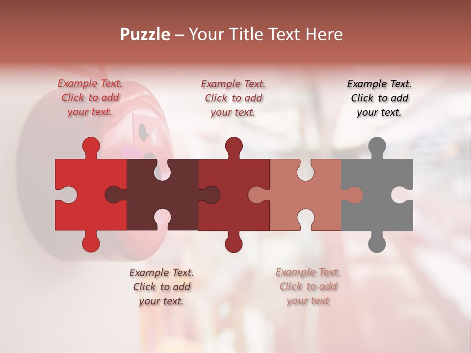 White Single Portrait PowerPoint Template