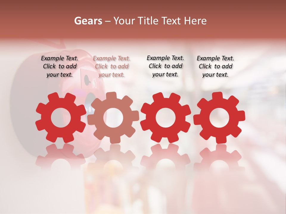 White Single Portrait PowerPoint Template