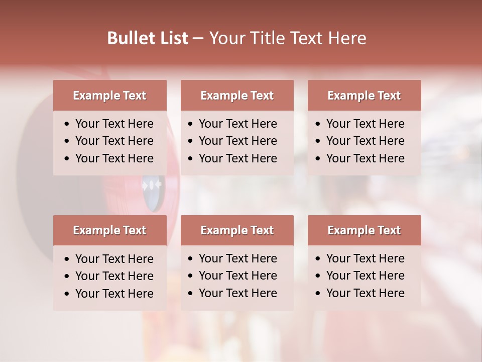 White Single Portrait PowerPoint Template