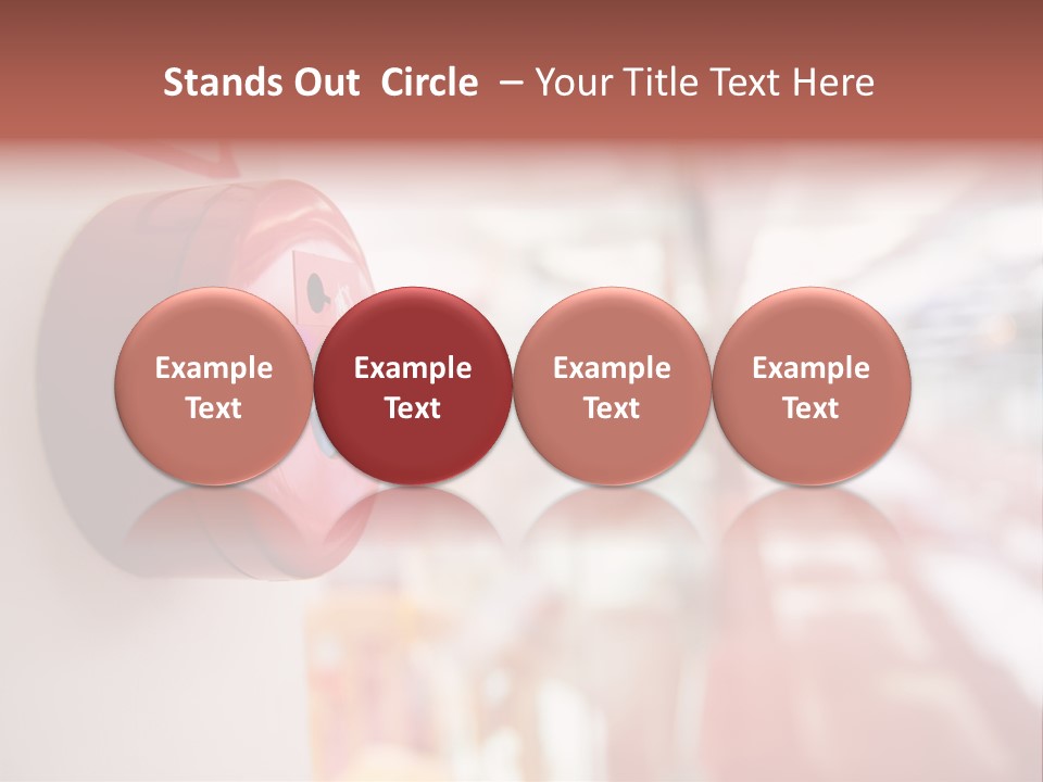 White Single Portrait PowerPoint Template