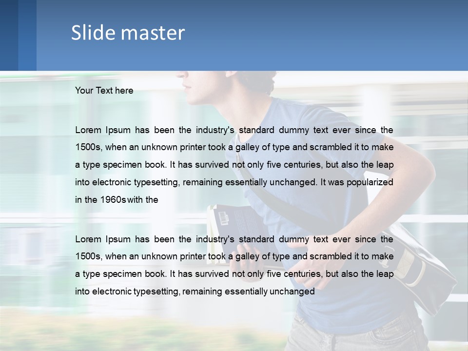 White Life Coastal PowerPoint Template