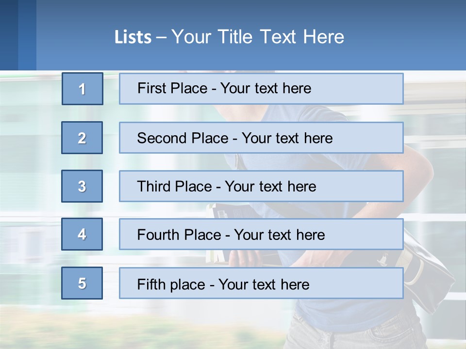 White Life Coastal PowerPoint Template