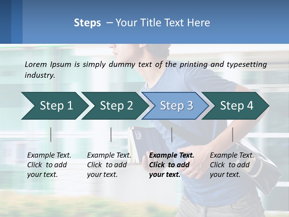 White Life Coastal PowerPoint Template
