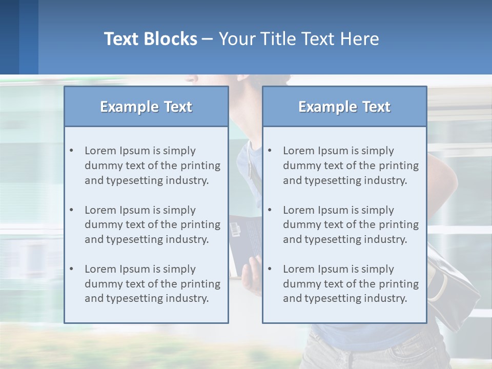 White Life Coastal PowerPoint Template