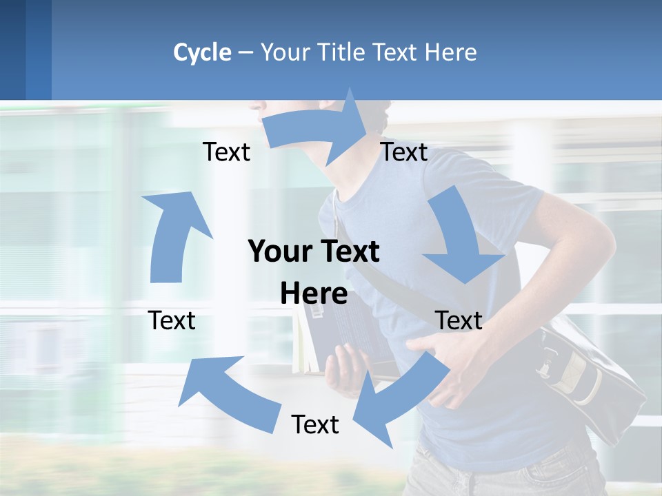 White Life Coastal PowerPoint Template