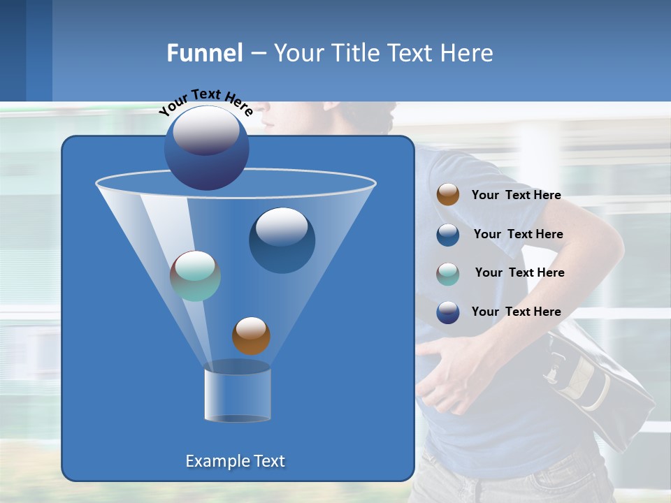 White Life Coastal PowerPoint Template