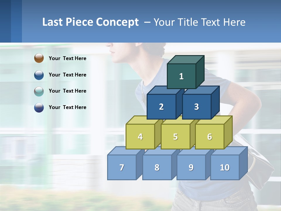 White Life Coastal PowerPoint Template