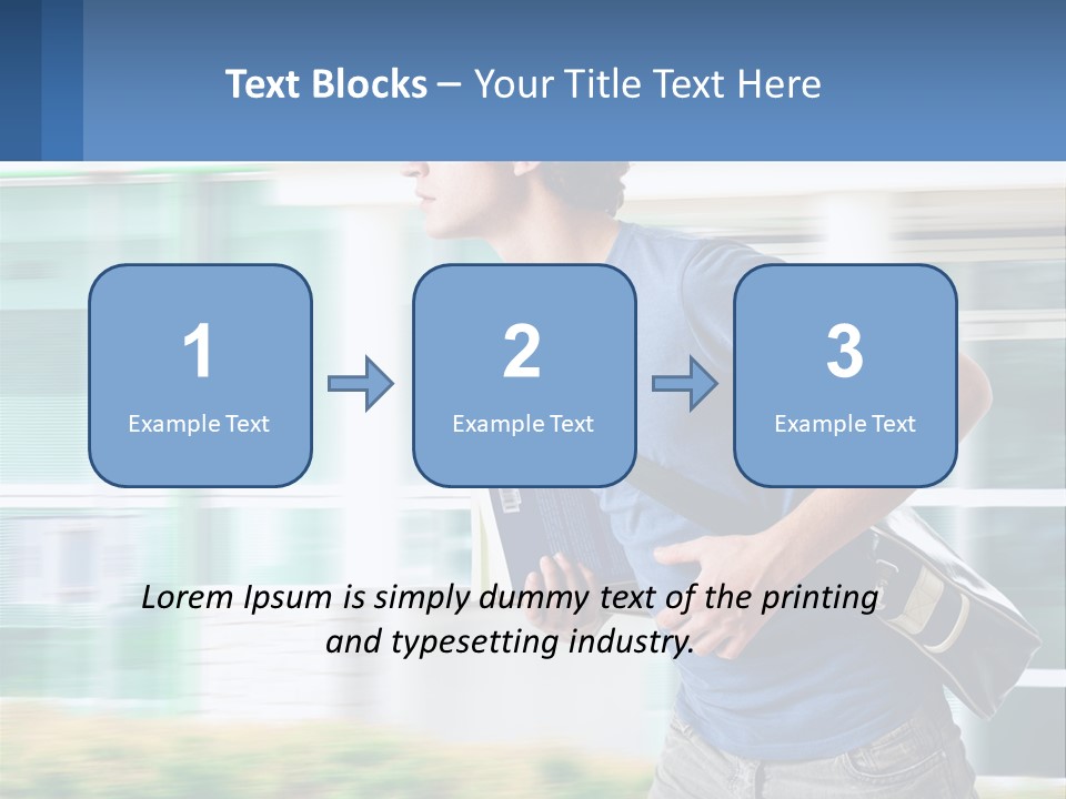 White Life Coastal PowerPoint Template