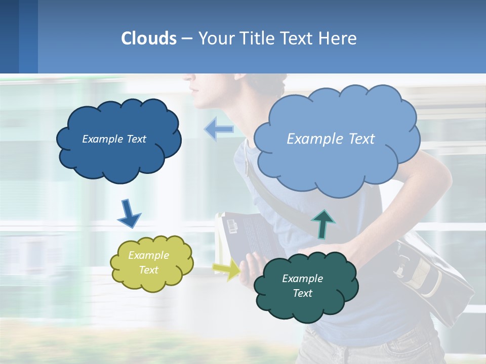 White Life Coastal PowerPoint Template