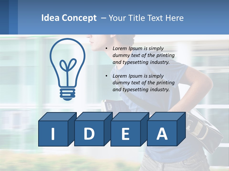 White Life Coastal PowerPoint Template