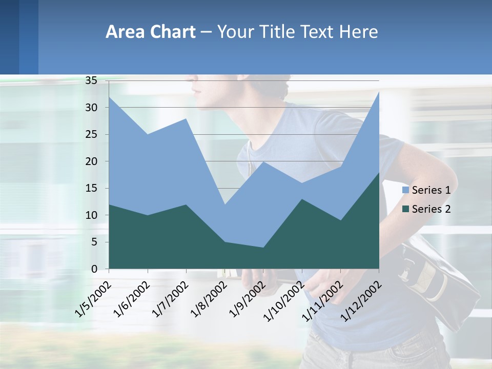 White Life Coastal PowerPoint Template