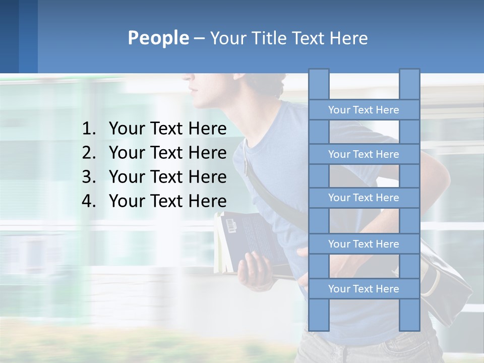 White Life Coastal PowerPoint Template