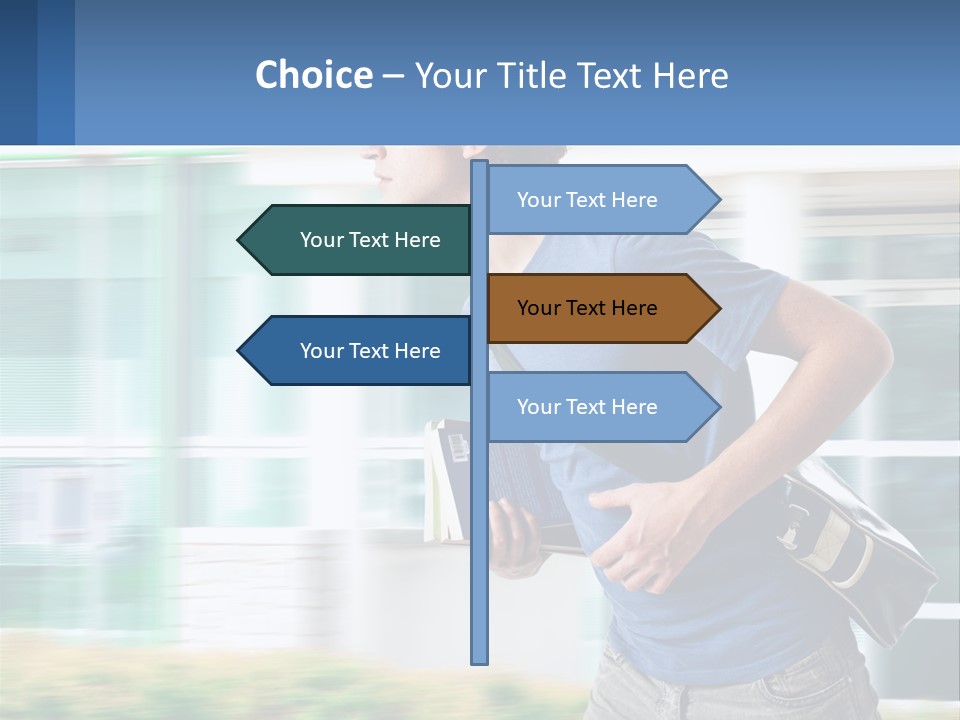 White Life Coastal PowerPoint Template