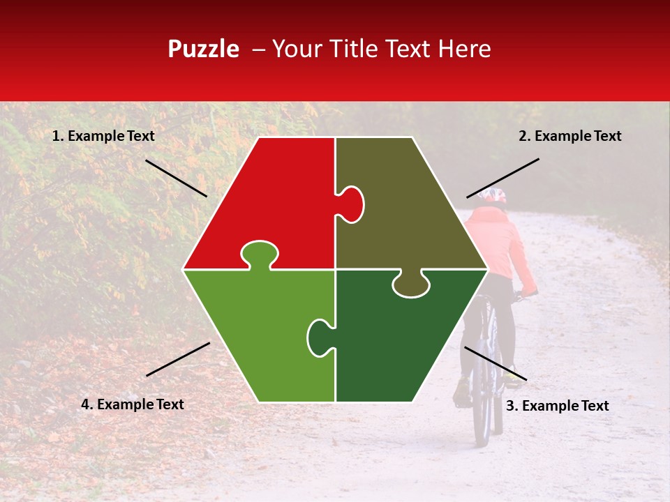 Peaceful Standing Pensioner PowerPoint Template