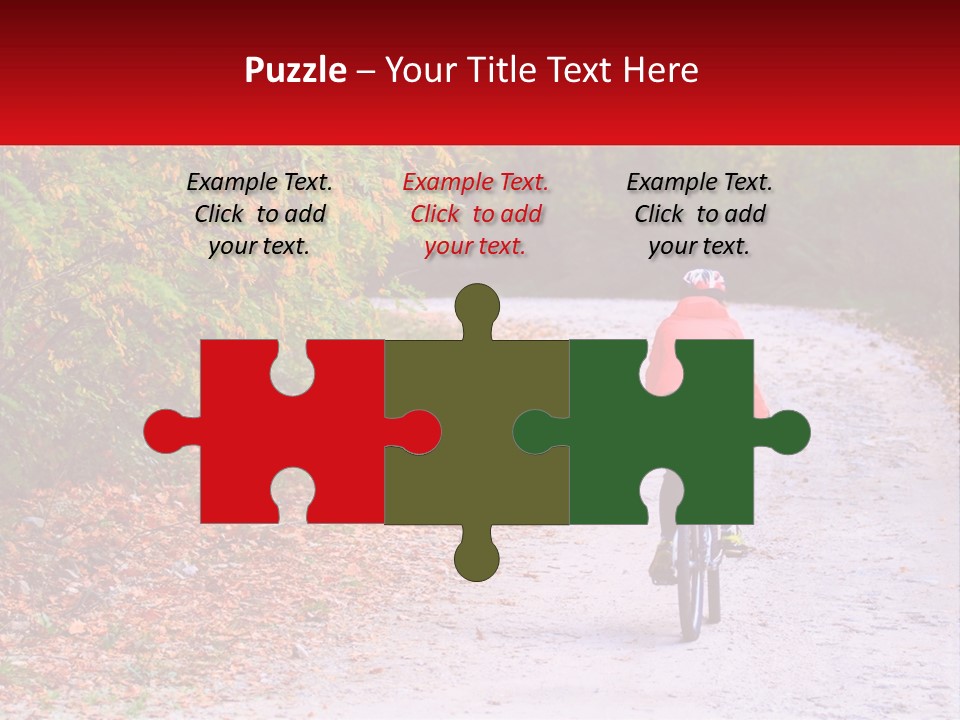 Peaceful Standing Pensioner PowerPoint Template