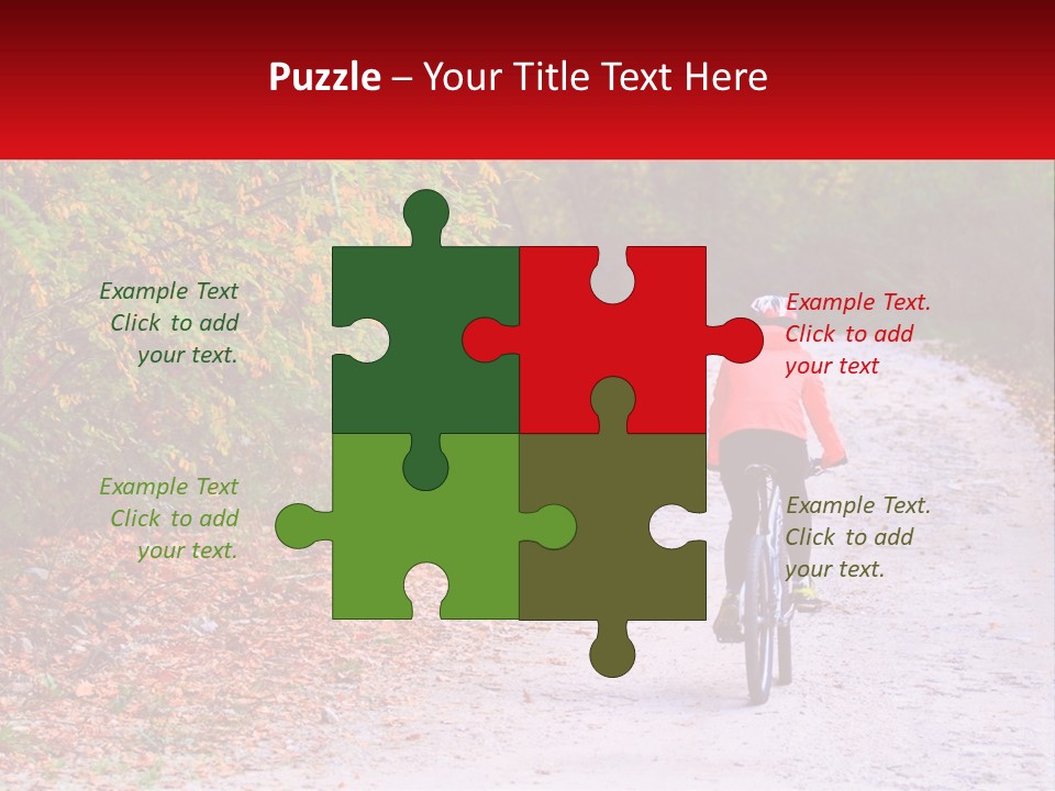 Peaceful Standing Pensioner PowerPoint Template