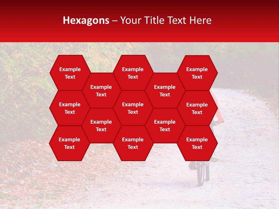 Peaceful Standing Pensioner PowerPoint Template