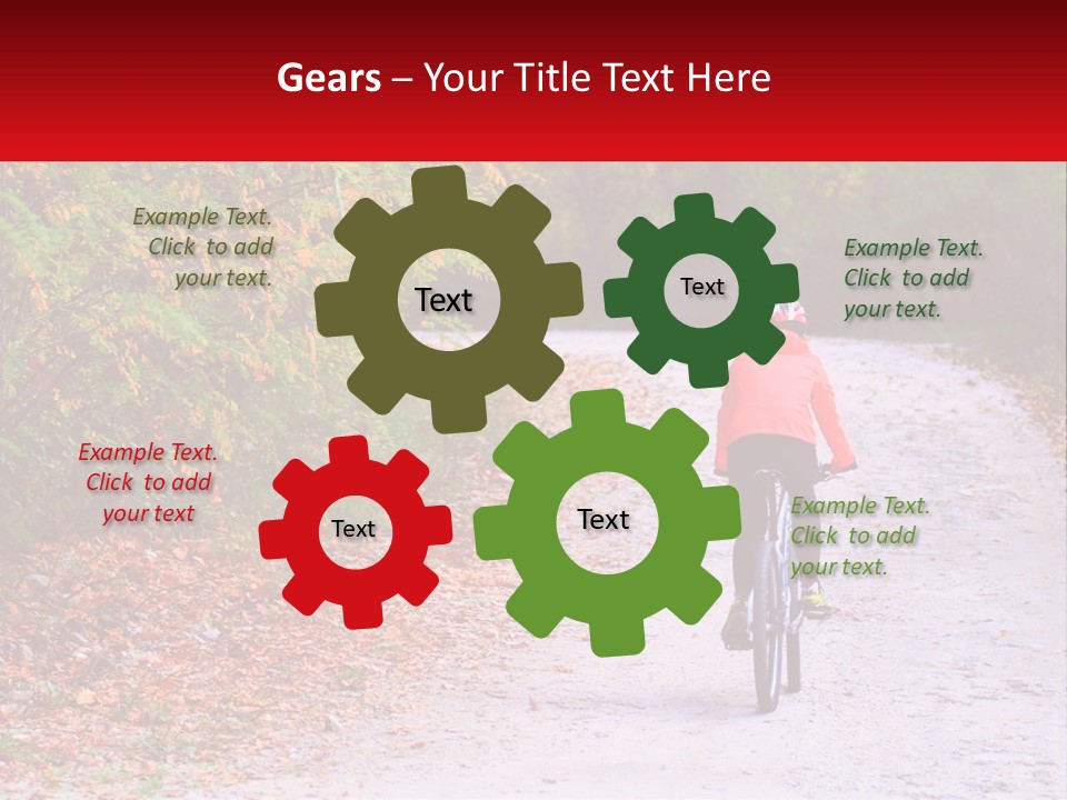 Peaceful Standing Pensioner PowerPoint Template