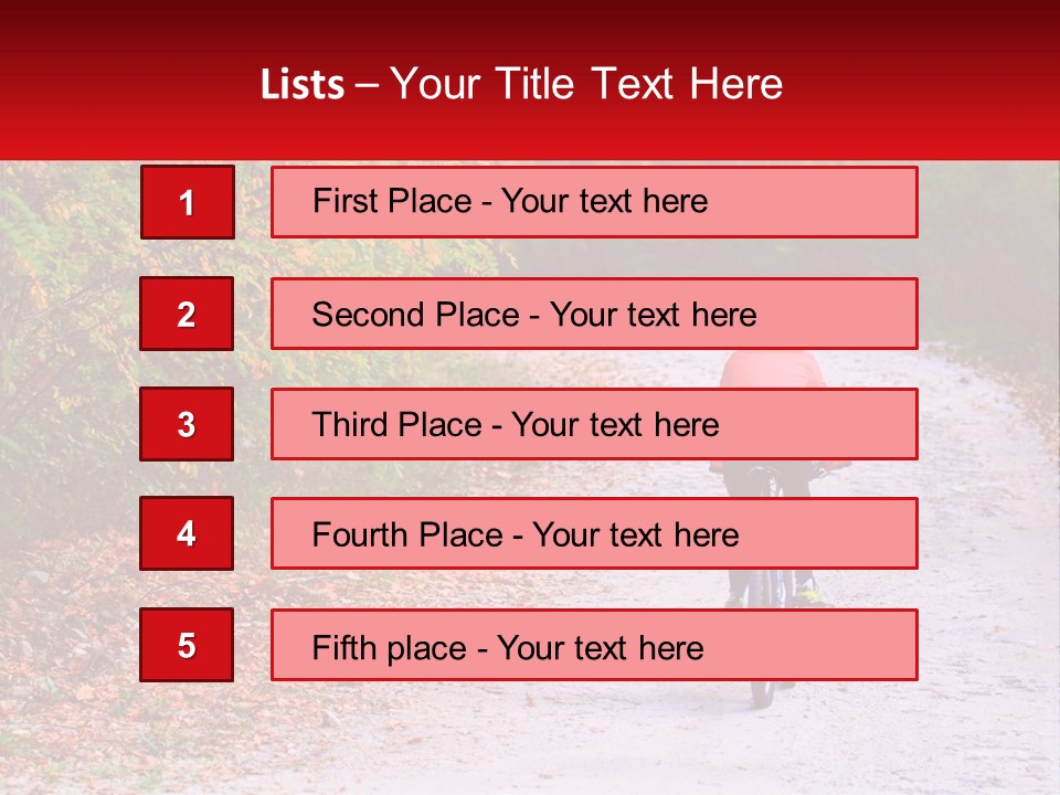 Peaceful Standing Pensioner PowerPoint Template