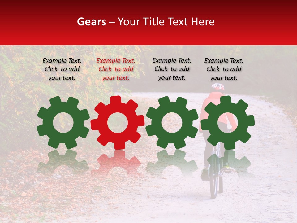 Peaceful Standing Pensioner PowerPoint Template