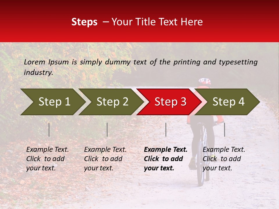 Peaceful Standing Pensioner PowerPoint Template