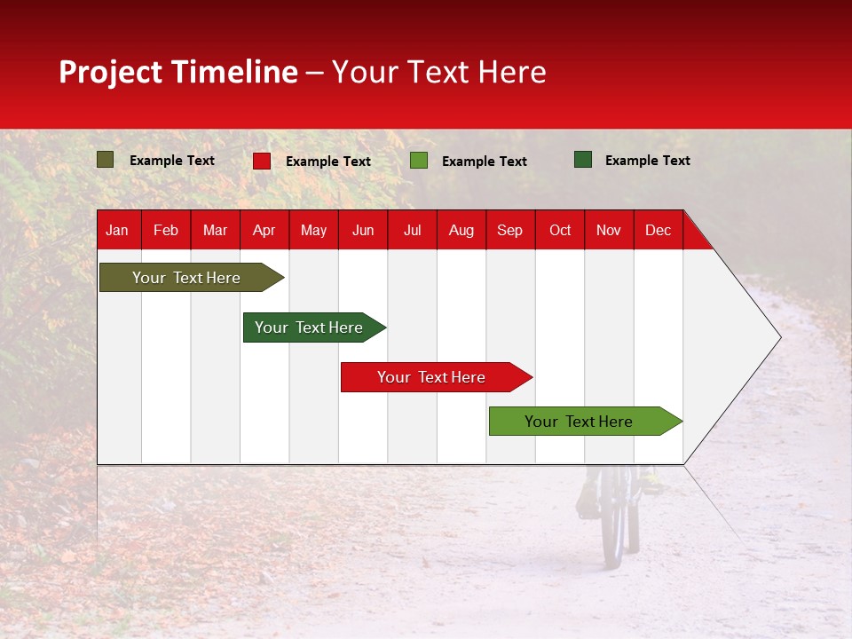 Peaceful Standing Pensioner PowerPoint Template
