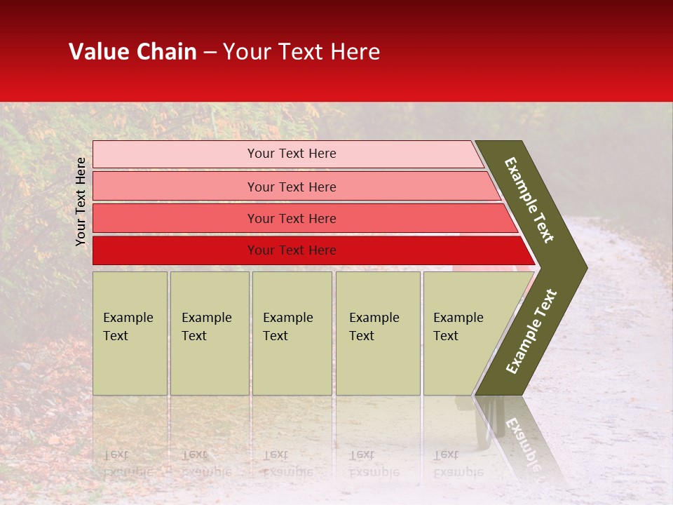 Peaceful Standing Pensioner PowerPoint Template