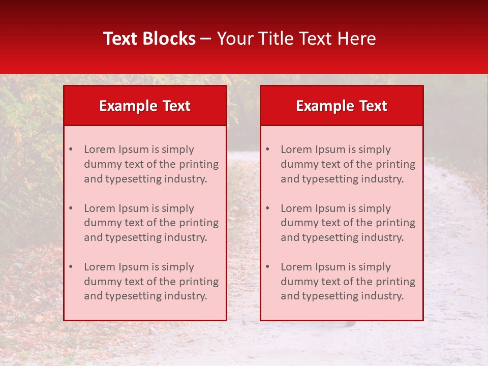 Peaceful Standing Pensioner PowerPoint Template