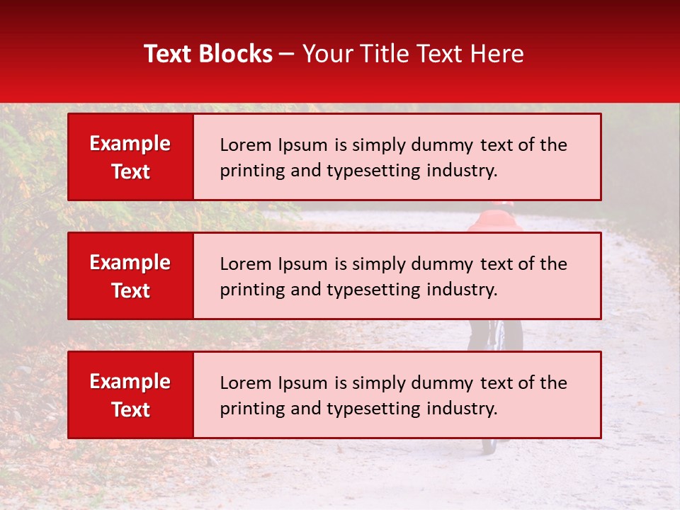 Peaceful Standing Pensioner PowerPoint Template