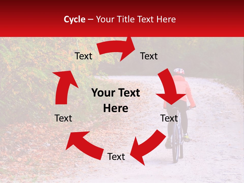 Peaceful Standing Pensioner PowerPoint Template