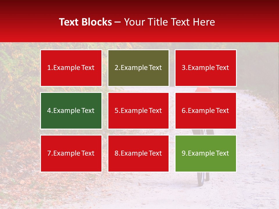 Peaceful Standing Pensioner PowerPoint Template